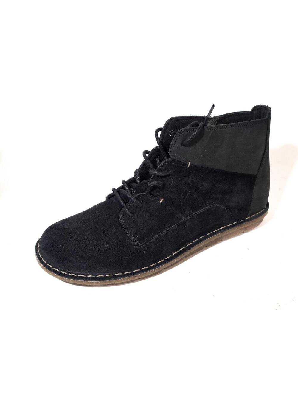clarks tamitha boots lace up leather black women 9 M